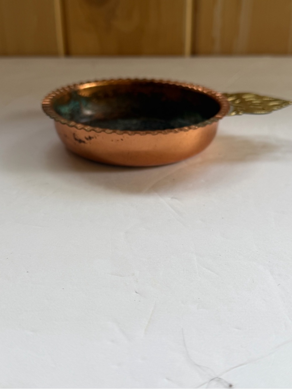 Hammered Copper Ashtray/trinket Dish